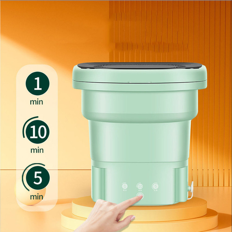 مینی واش مدل Folding Washing Machine سبز
