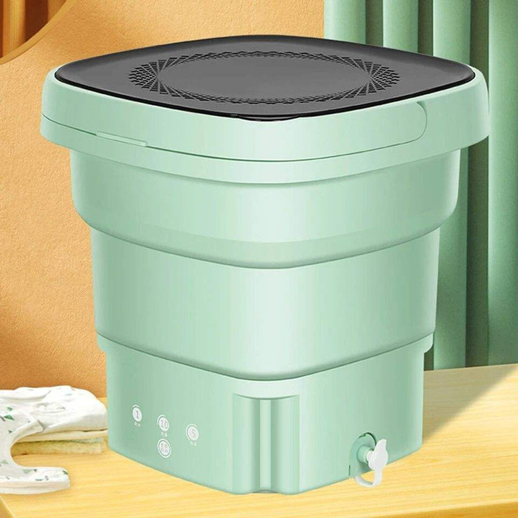 مینی واش مدل Folding Washing Machine سبز