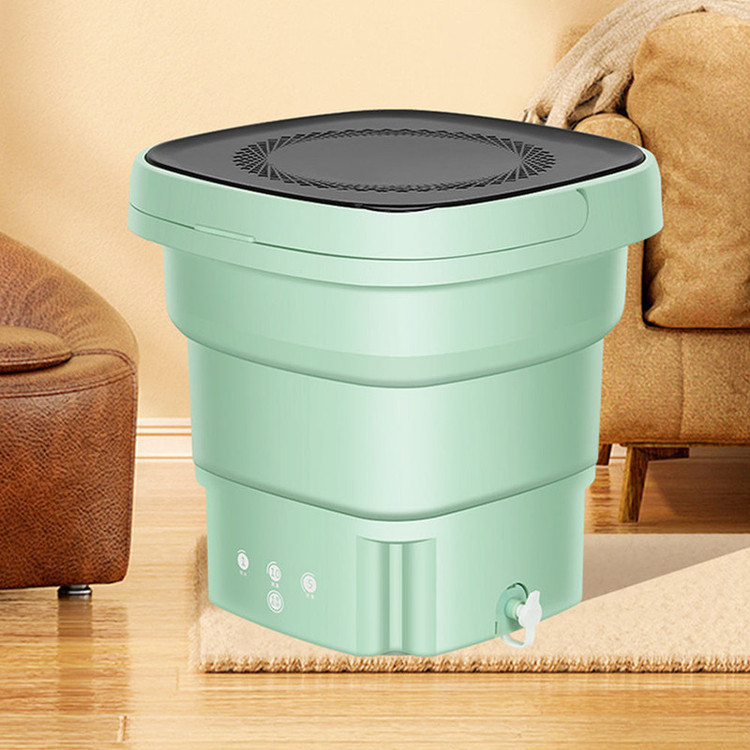 مینی واش مدل Folding Washing Machine سبز