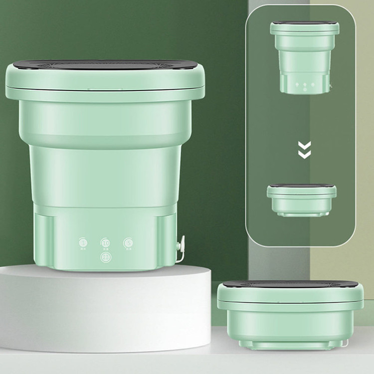 مینی واش مدل Folding Washing Machine سبز