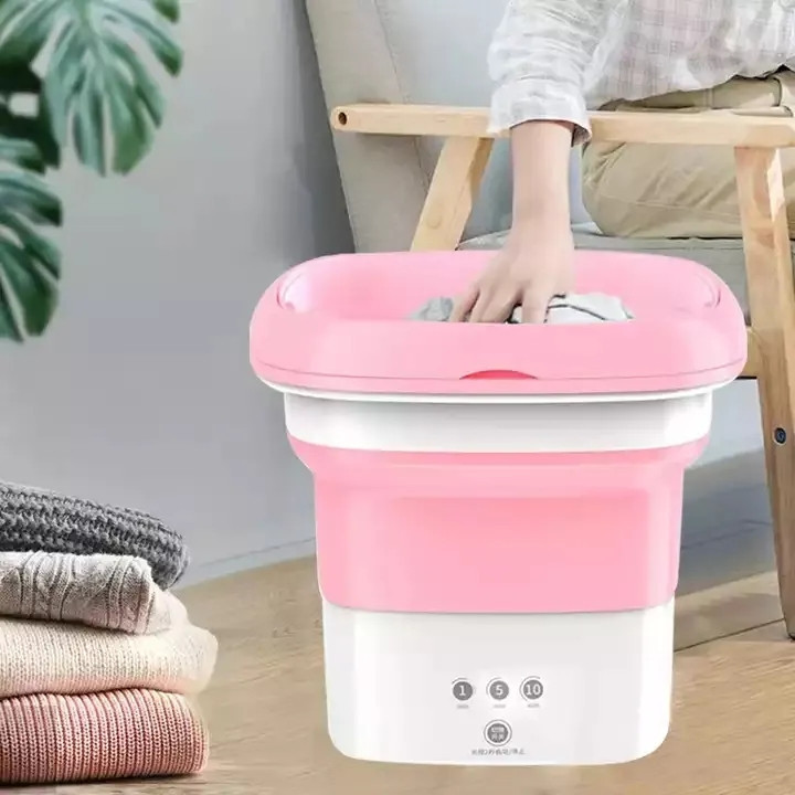 مینی واش مدل Folding Washing Machine سبز
