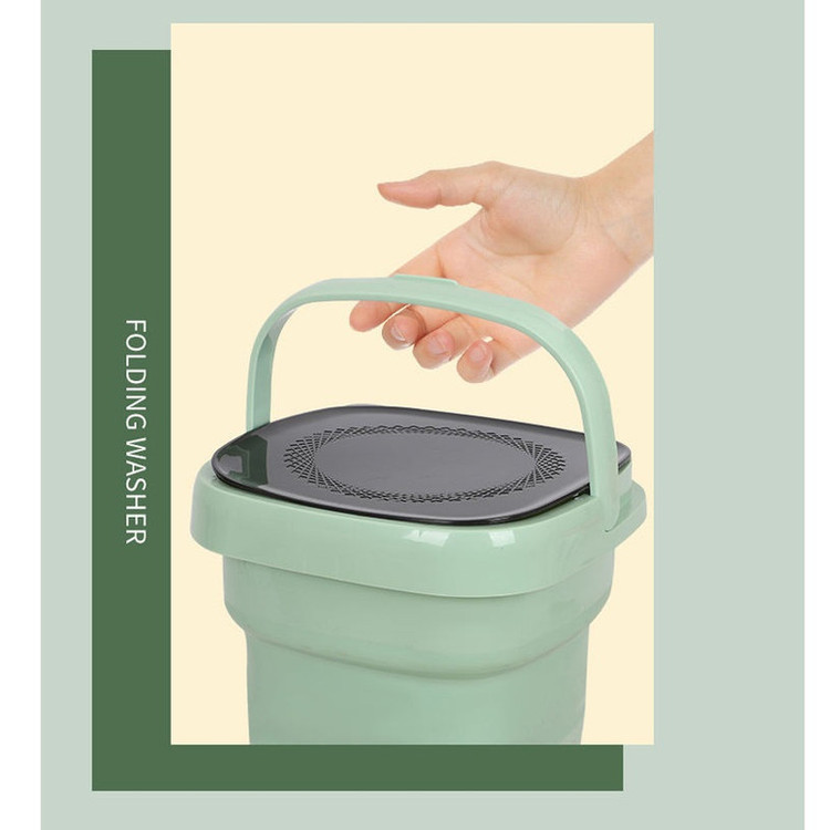 مینی واش مدل Folding Washing Machine سبز