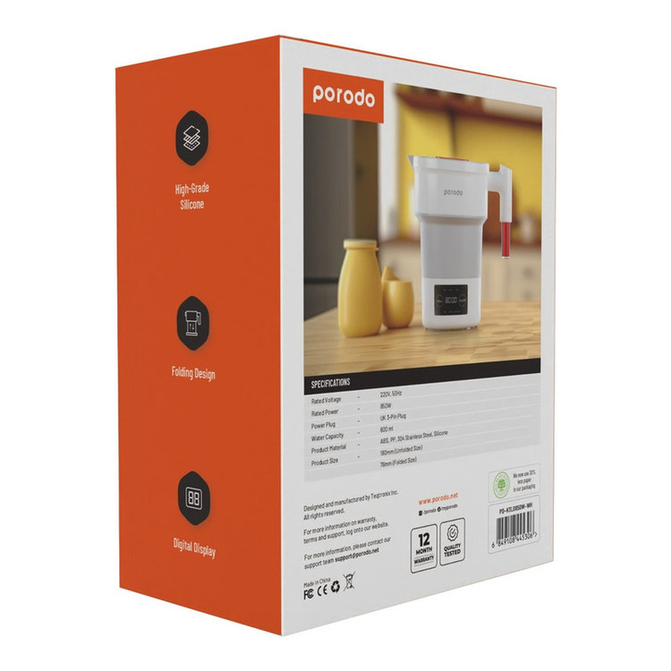 کتری برقی پرودو مدل PD-KTLD850W-WH گنجایش 0.6 لیتر
